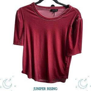 1.State Velour Top | The Nomad | Size Small